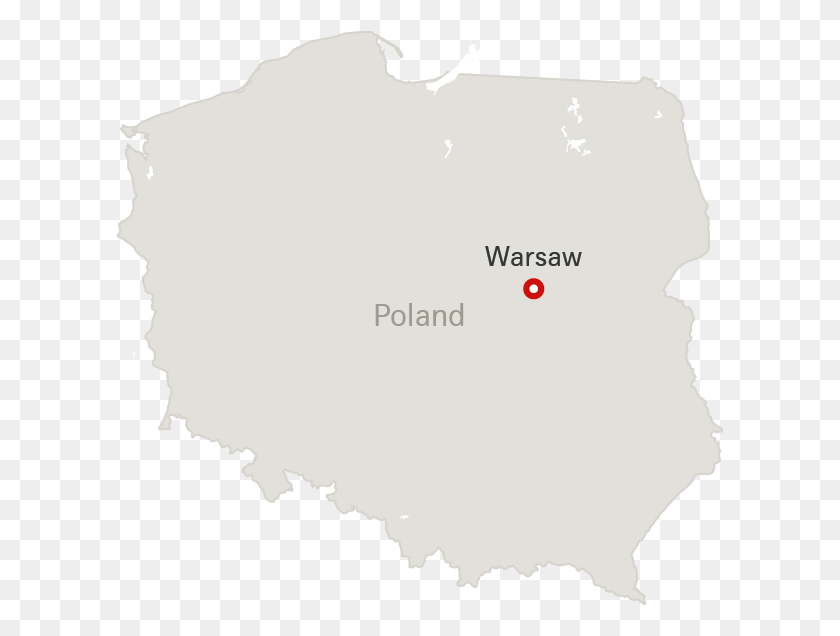 609x576 Descargar Png Mapa De Polonia Con Destino Varsovia Mapa Simple De Polonia, Naturaleza, Al Aire Libre, Mancha Hd Png
