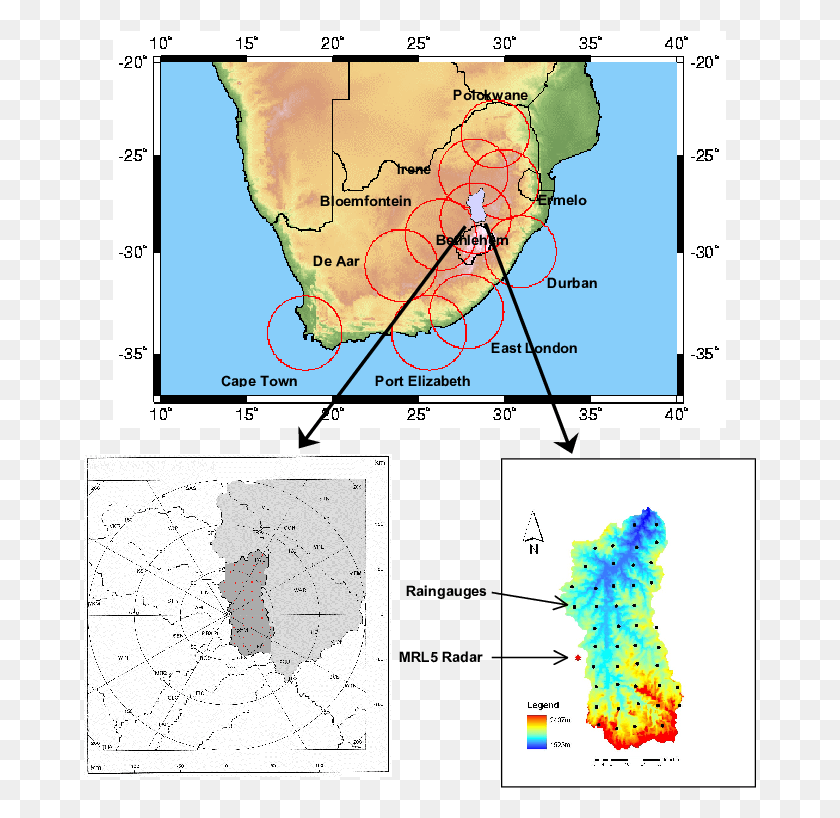 673x758 Map Of South Africa Illustrating The Weather Radar Atlas, Plot, Diagram, Monitor HD PNG Download