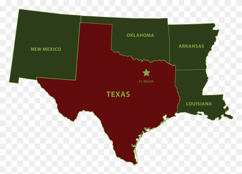 1204x843 Mapa Del Territorio En El Que Trabajamos, Nuevo México, Oklahoma, Arkansas, Luisiana, Diagrama, Atlas Hd Png