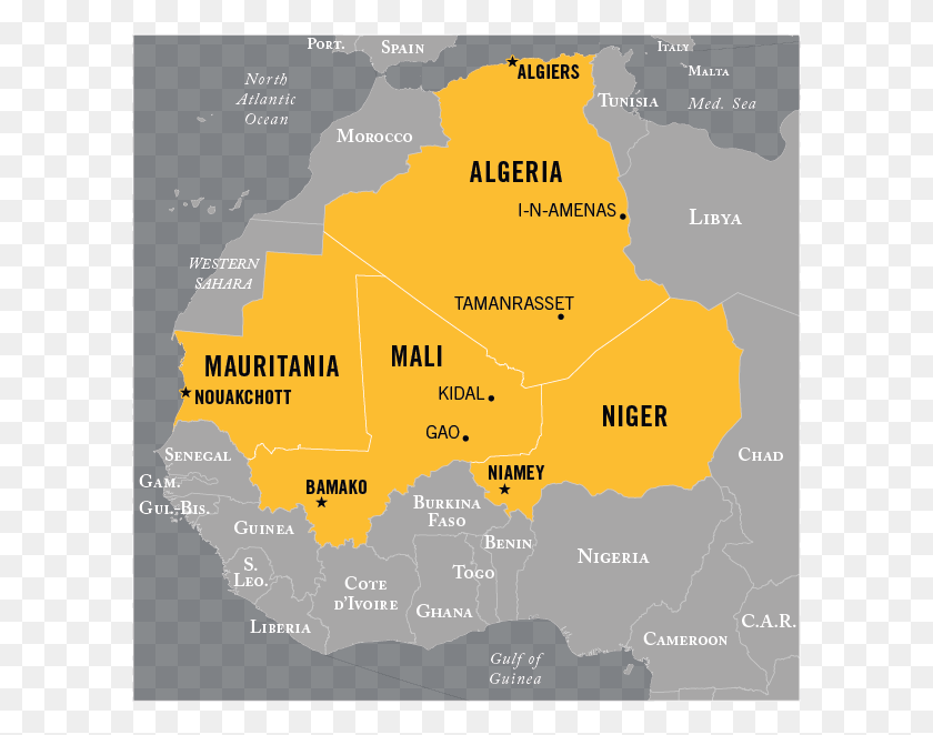 602x602 Карта Терроризма В Северной И Западной Африке Гао На Карте Африки, Диаграмма, Атлас, Участок Hd Png Скачать