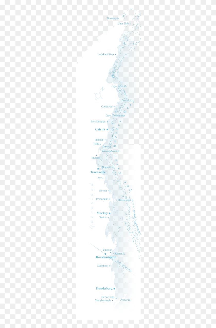254x1215 Карта Большого Барьерного Рифа Плакат, Участок, Диаграмма, Атлас Hd Png Скачать