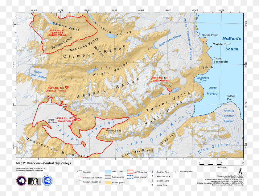 760x577 Map Of The Mcmurdo Dry Valleys Mcmurdo Dry Valleys Antarctica Map, Plot, Diagram, Atlas HD PNG Download