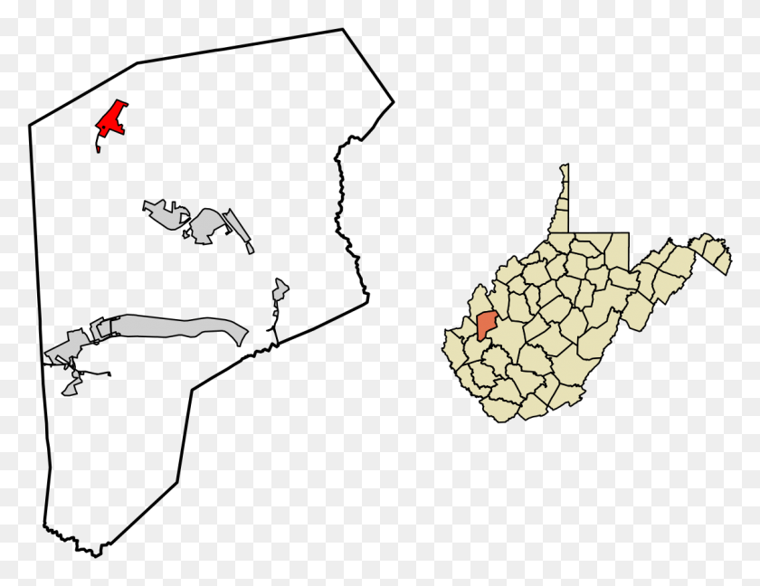 1129x852 Map Of West Virginia, Diagram, Plot, Atlas HD PNG Download
