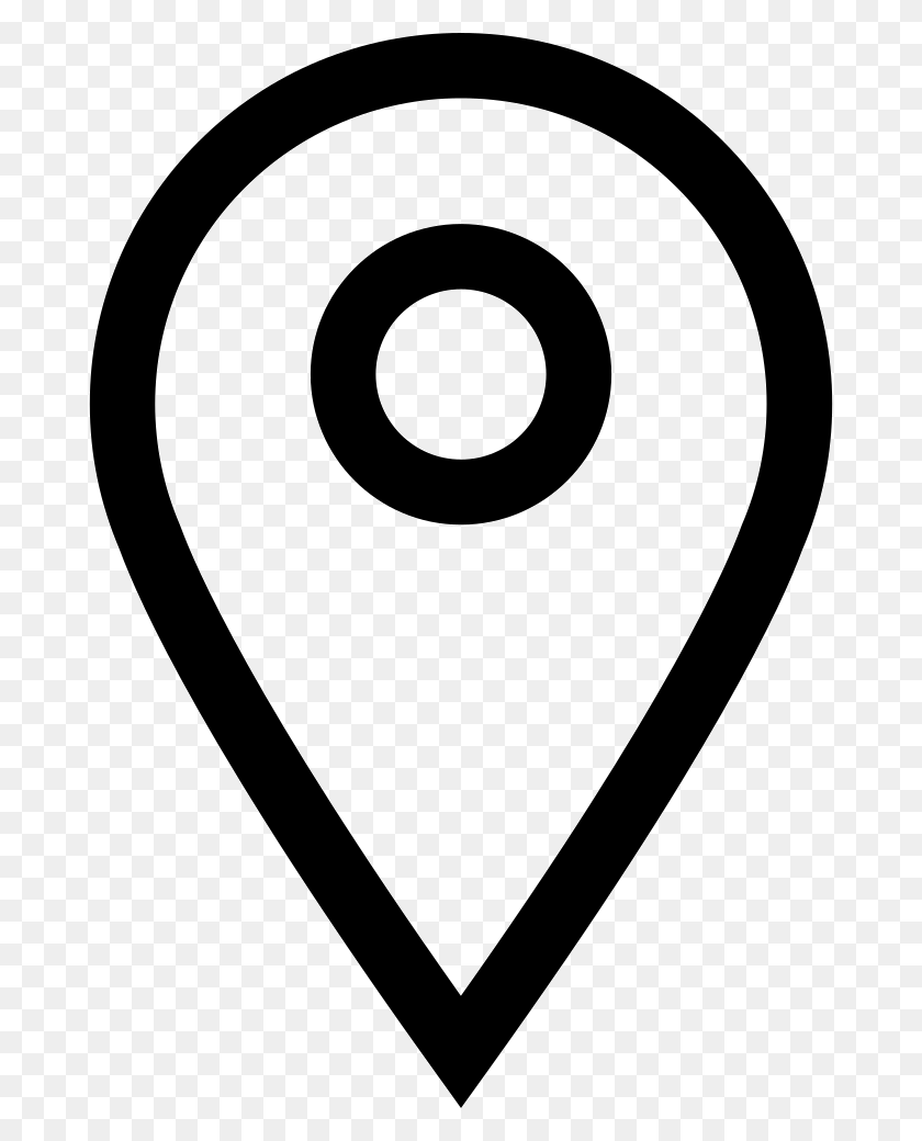 678x980 Map Pin Icon Svg, Plectrum, Label, Text HD PNG Download