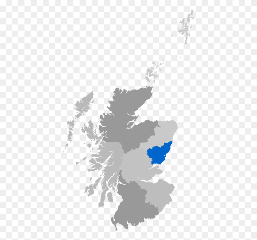 433x725 Descargar Png Mapa Que Muestra La Diócesis De Brechin Dentro De Escocia Mapa De Escocia, Diagrama, Atlas, Parcela Hd Png