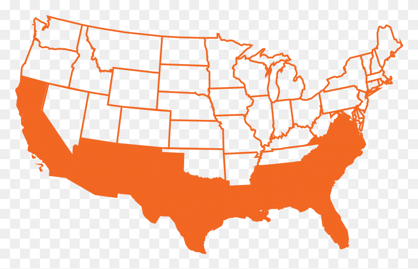 3810x2351 Descargar Png Mapa De Estados Unidos Contornos De Estados Unidos Istock 626530002 Mapa De Estados Unidos Convertido, Diagrama, Trazado, Atlas Hd Png