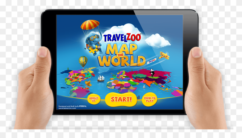 1827x986 Map The World Kids Ipad App, Person, Human, Screen HD PNG Download