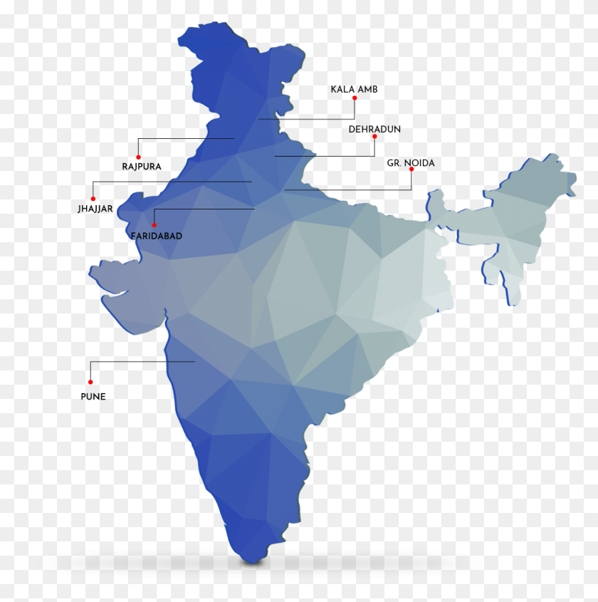 1054x1062 Descargar Png / Mapa De La India Png