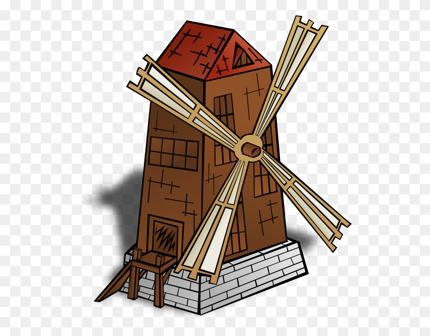 534x597 Map Windmill, Arrow, Symbol, Construction Crane HD PNG Download