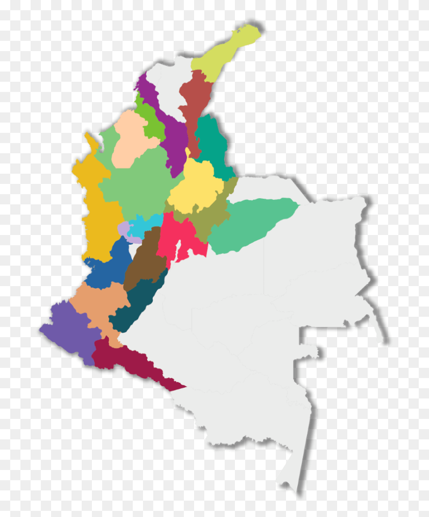 703x952 Карта Колумбии Области Де Резерва Особая Карта Колумбии, Карта, Диаграмма, Участок Hd Png Скачать