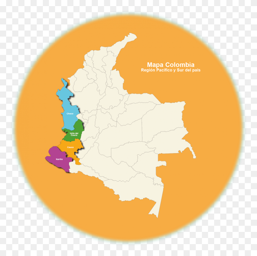 1570x1568 Mapa De Colombia Oficina Del Defensor Del Pueblo De Colombia, Astronomía, Polvo, Parcela Hd Png