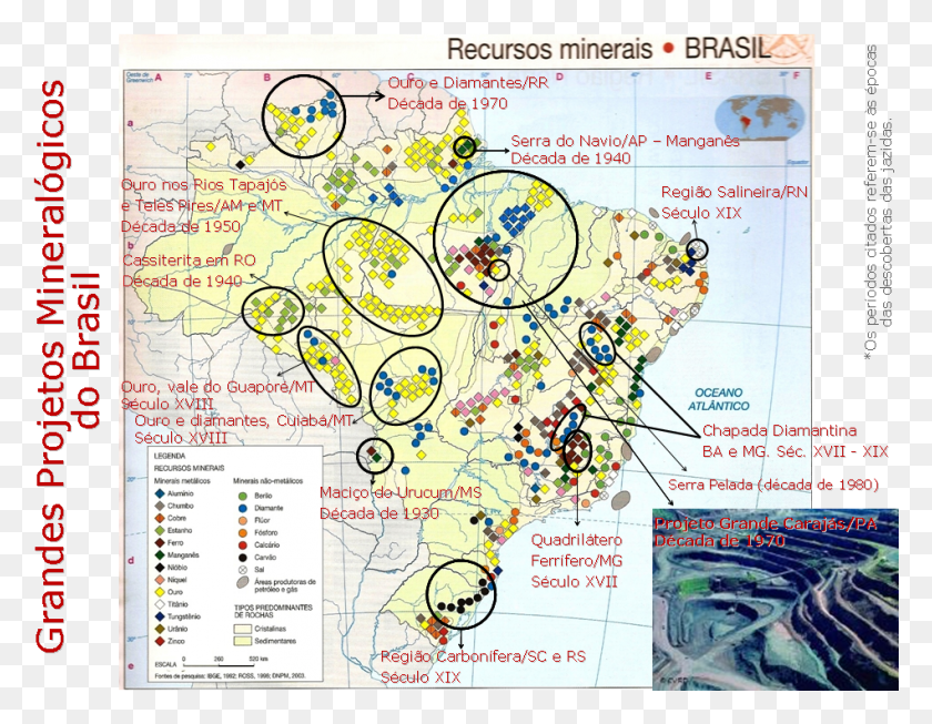 949x722 Mapa Das Provncias Mineralgicas Do Brasil Recursos Minerais Do Brasil, Участок, Диаграмма, Карта Png Скачать