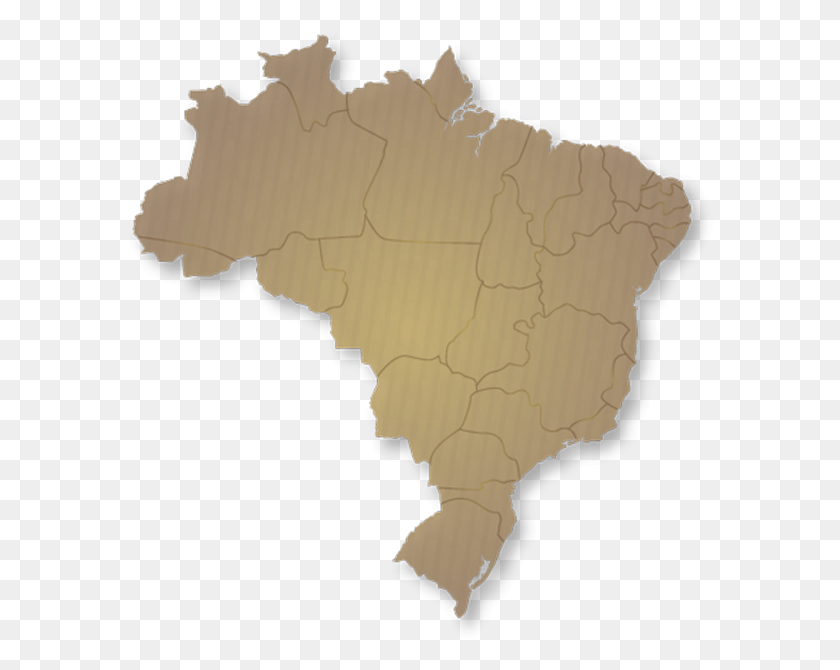588x610 Descargar Png / Mapa De Brasil Png