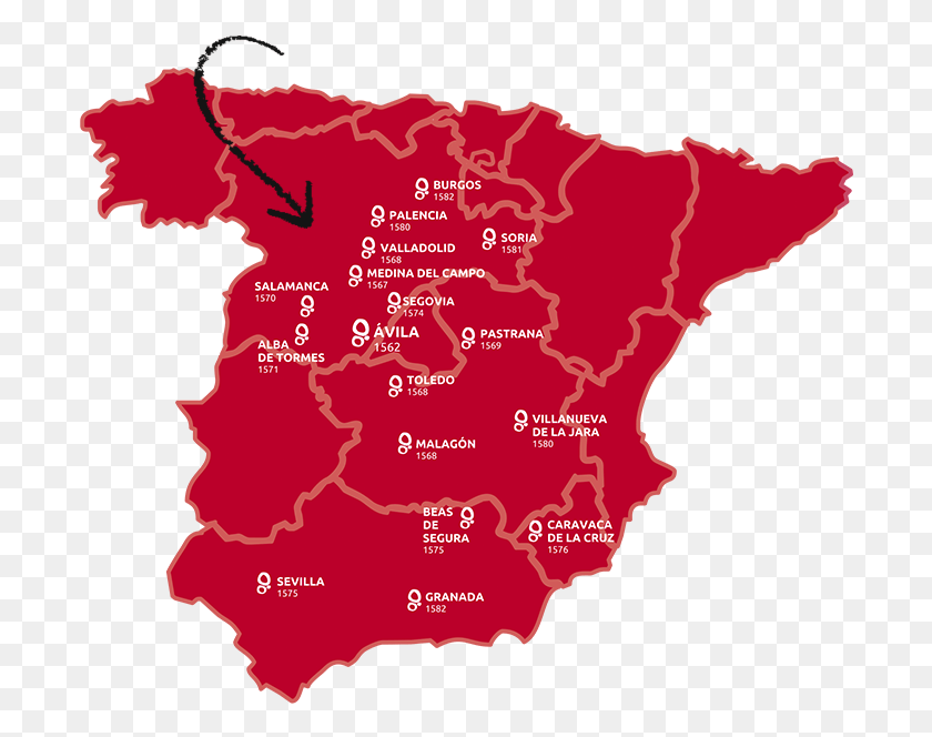 698x604 Mapa Flecha Es Aragon Карта Испании, Диаграмма, Атлас, Участок Hd Png Скачать
