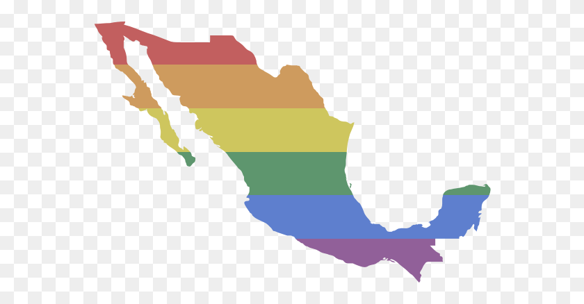 572x378 Mapa Mexico Arcoiris Vector Free Mexico Map, Outdoors, Nature, Land HD PNG Download