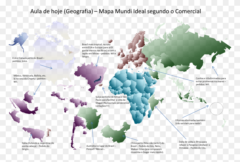 1469x956 Mapa Mundi Modificado Atlas, Plot, Diagram, Map HD PNG Download