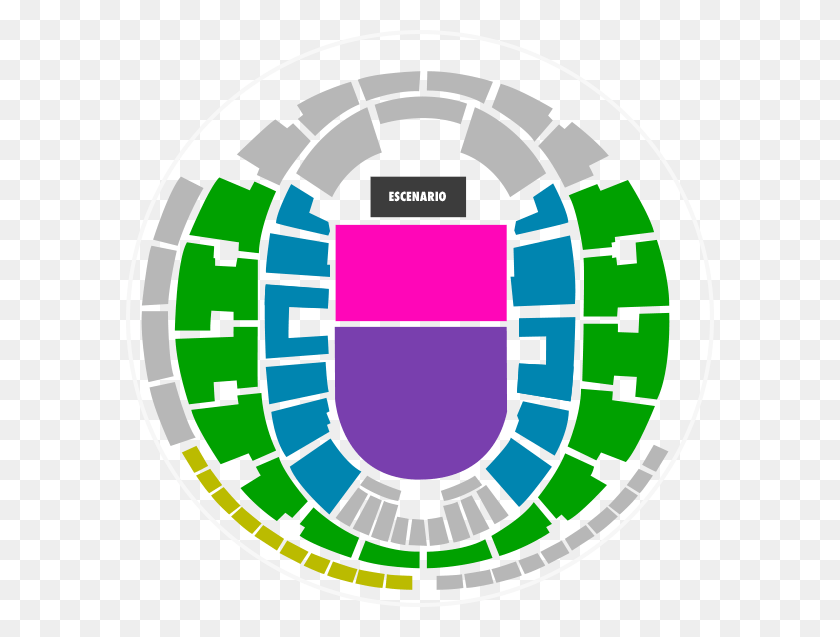 588x577 Descargar Png Mapa Ozuna Movistar Arena Movistar Arena Ed Sheeran, Urban, Graphics Hd Png