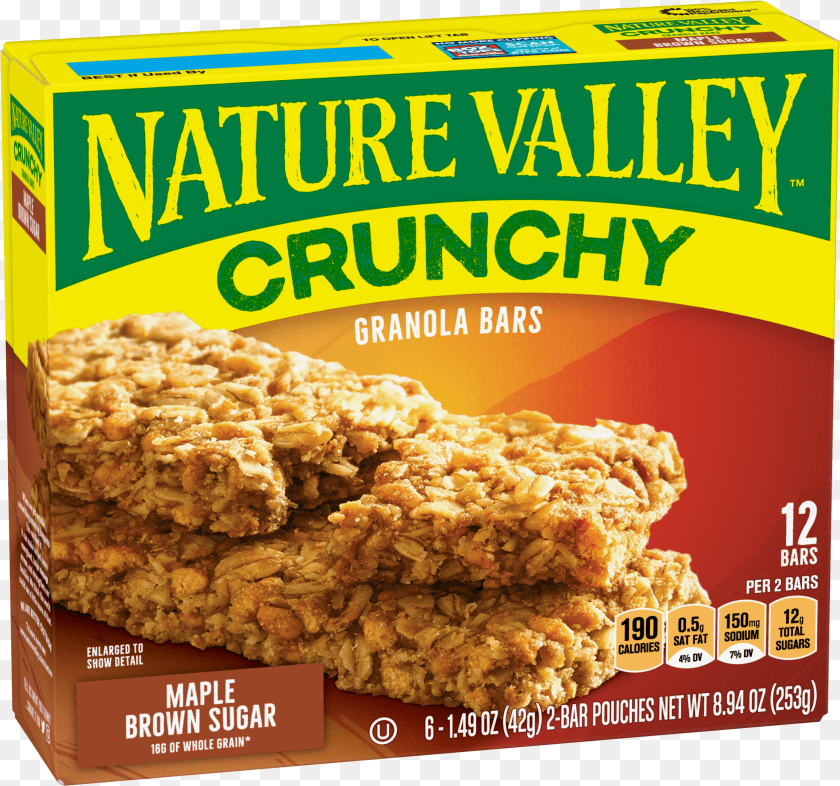 2561x2396 Maple Brown Sugar Nature Valley Almond Butter Biscuits Transparent PNG