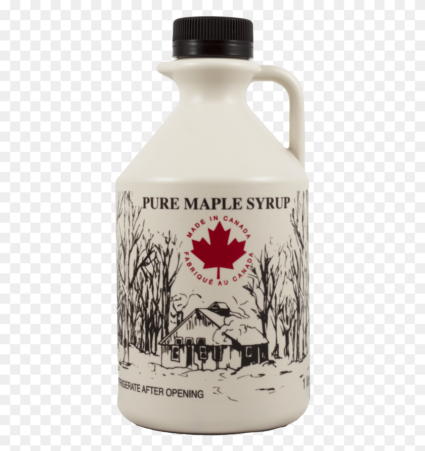 388x831 Maple Syrup 1l Plastic Bottle, Milk, Beverage, Drink HD PNG Download
