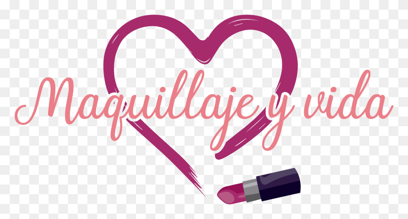 2826x1417 Maquillaje Y Vida Heart, Text, Handwriting, Lipstick HD PNG Download
