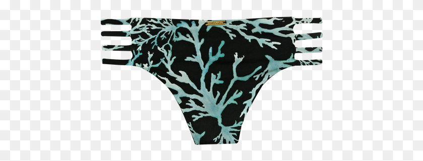 447x261 Mar Azul Blue Reef Amp Black Hipster Strap Bottom Undergarment, Rug, Plant, Flower HD PNG Download
