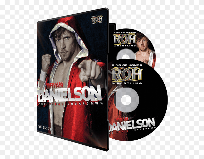 542x596 Mar Bryan Danielson Roh Dvd, Person, Human, Disk HD PNG Download