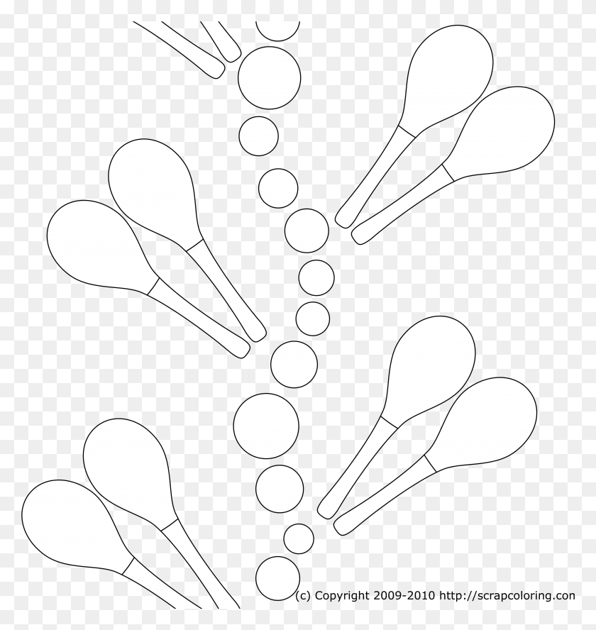 3561x3781 Maraca Colouring Pages Racketlon, Stencil, Musical Instrument, Bowl HD PNG Download