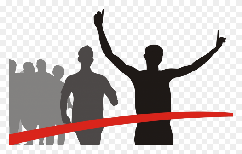 1024x621 Marathon Vector Free Images Race Clipart Finish Line, Person, Human, Hand HD PNG Download