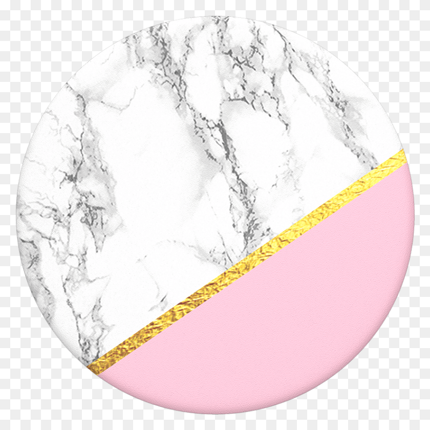 823x824 Marble Chic Popsockets Marble Pink Gold Popsocket, Sphere, Astronomy, Outer Space HD PNG Download
