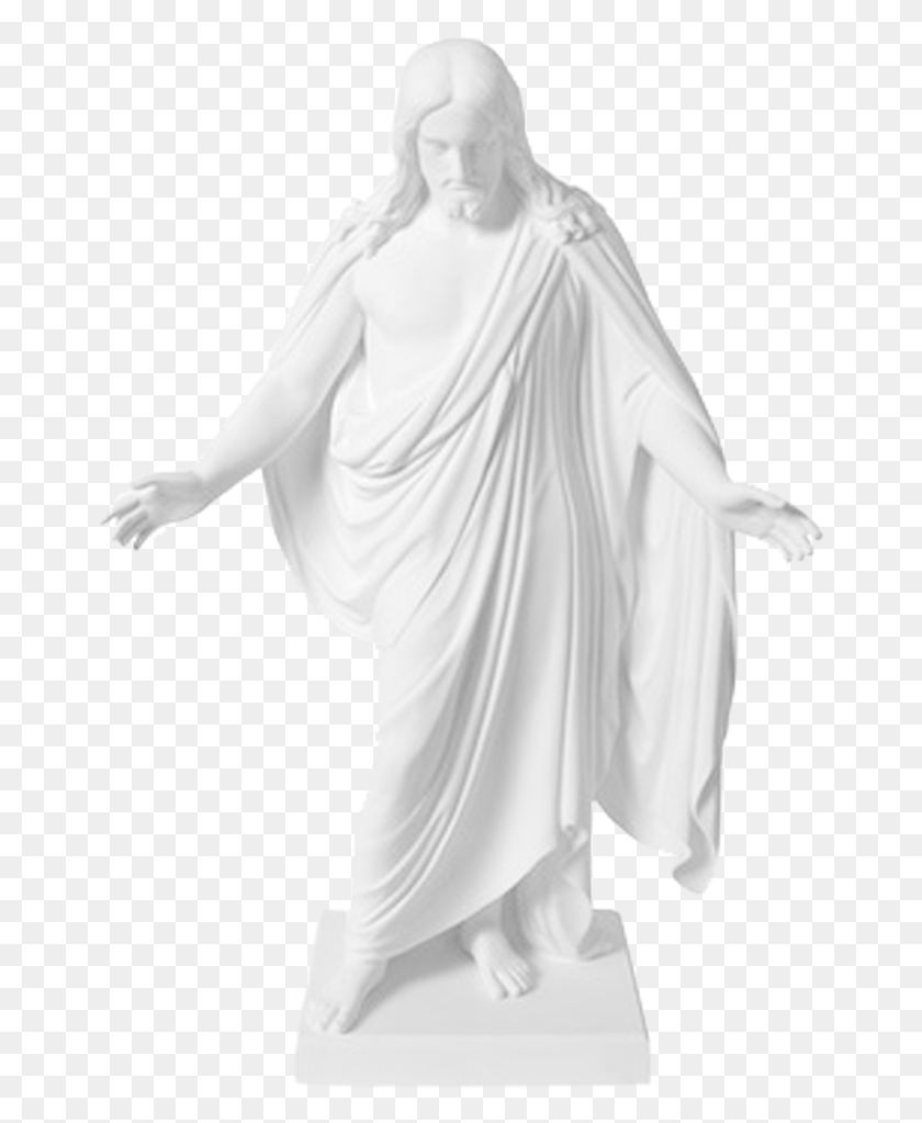 668x963 Мраморная Статуя Христа 3, Одежда, Одежда, Мода Hd Png Скачать