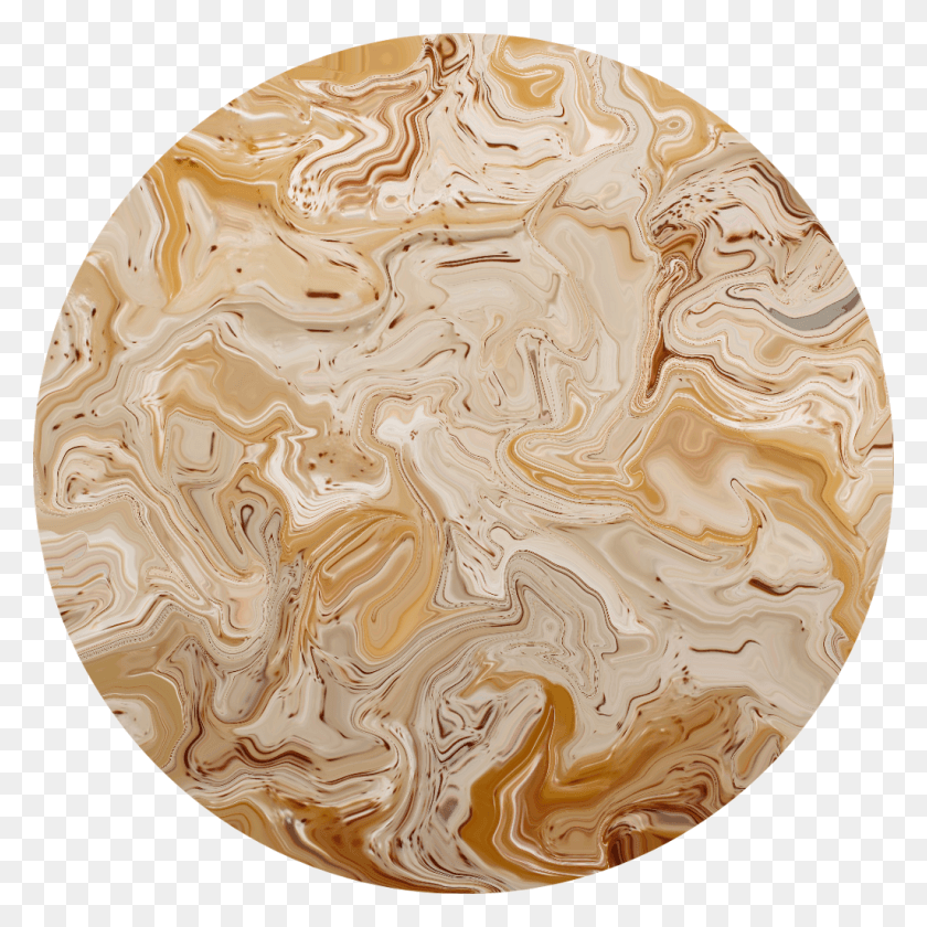 1024x1024 Marble Coffee Aesthetic Starbucks Latte Tumblr Swirl Marble Coffee Aesthetic, Rug, Wood, Plywood HD PNG Download