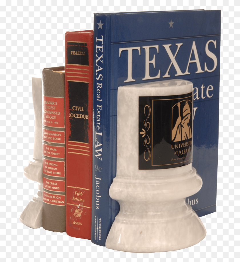 711x855 Marble Half Round Bookend Set White Book, Beer, Alcohol, Beverage HD PNG Download