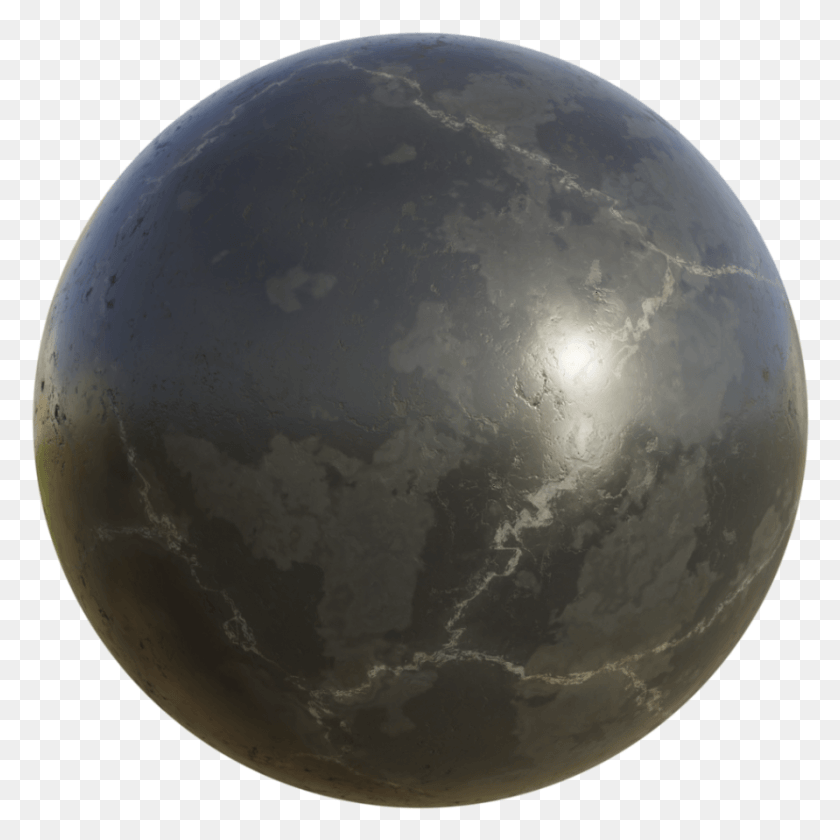 891x891 Marble Sphere, Moon, Outer Space, Night HD PNG Download