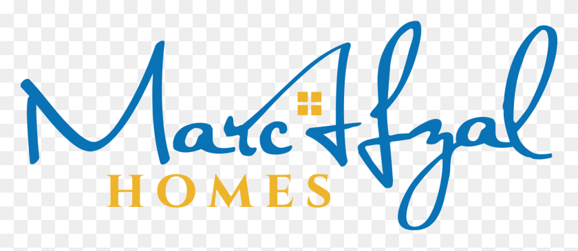 1510x592 Marc Afzal Homes Logo Calligraphy, Text, Alphabet, Label HD PNG Download