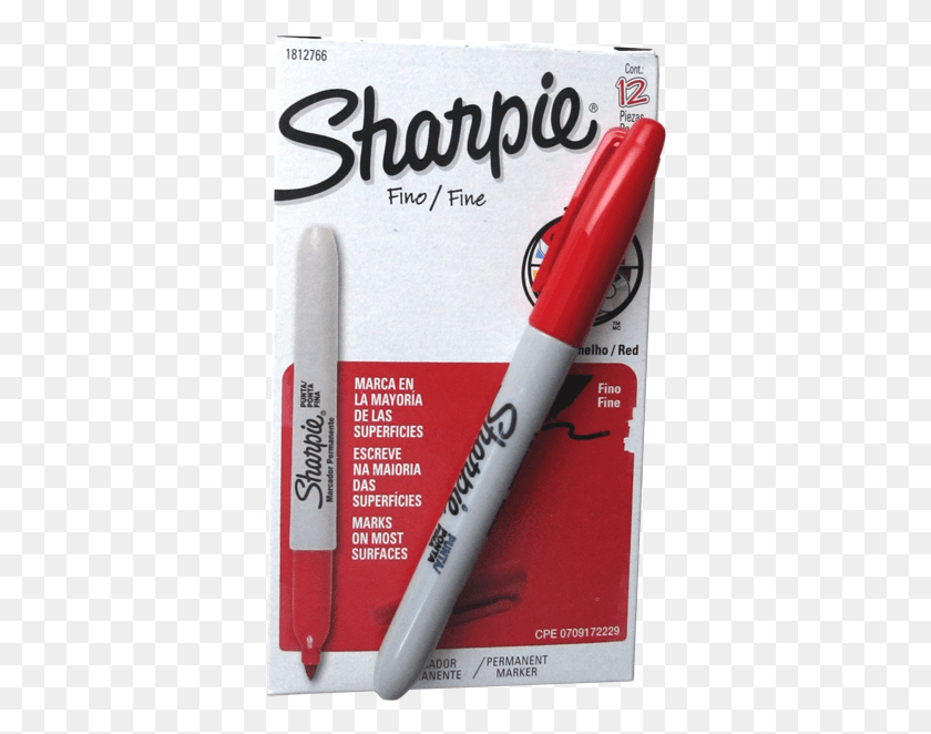 362x602 Marcador Sharpie Rojo Sharpie, Marker, Pen, Text HD PNG Download