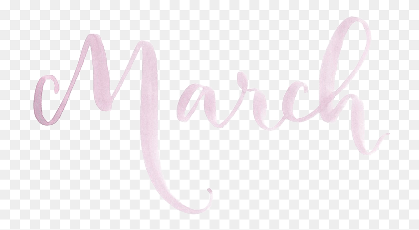 729x401 March Background Calligraphy, Text, Label, Handwriting HD PNG Download