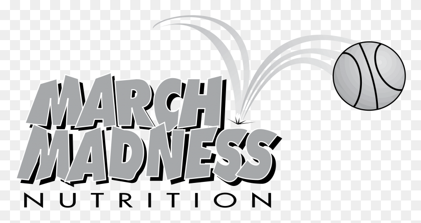 2198x1085 March Madness Nutrition Logo Transparent Calligraphy, Text, Label, Alphabet HD PNG Download