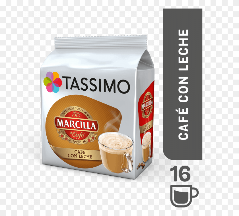 699x700 Marcilla Caf Con Leche Tassimo Grand Mere Cafe Au Lait, Coffee Cup, Cup, Latte HD PNG Download