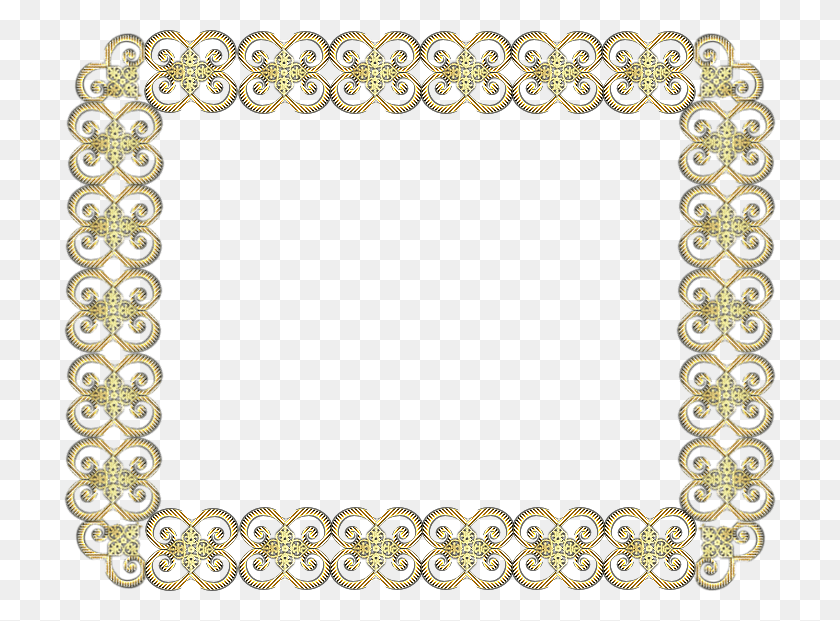 712x561 Marco Dorado En Formato Circle, Rug, Oval, Lace HD PNG Download