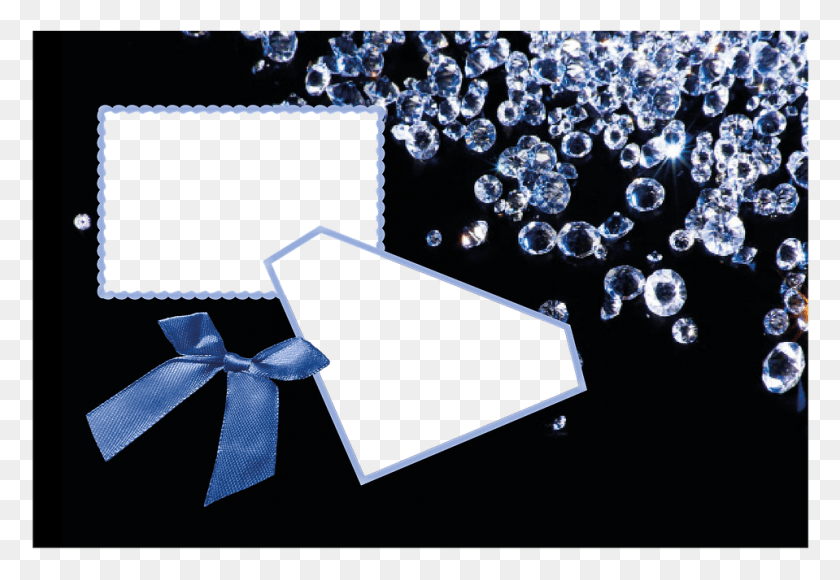 959x640 Descargar Png Marco De Fotos Composicin Escarcha Diamantes Diamantes Sobre Fondo Negro, Cristal, Diamante, Piedra Preciosa Hd Png