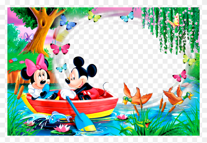 1040x698 Marcos De Mickey Mouse Para Mickey Mouse, Graphics, Pattern Hd Png