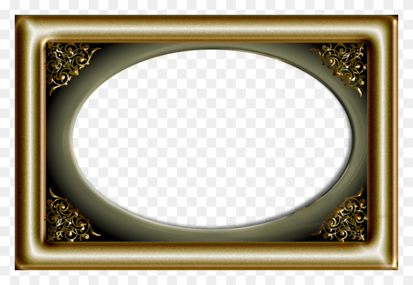 800x533 Marcos Fhotoscape Ovalado Picture Frame, Musical Instrument, Brass Section, Gold HD PNG Download