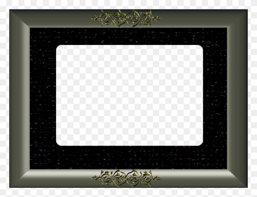 800x600 Marcos Negros Para Photoscape Picture Frame, Monitor, Screen, Electronics HD PNG Download