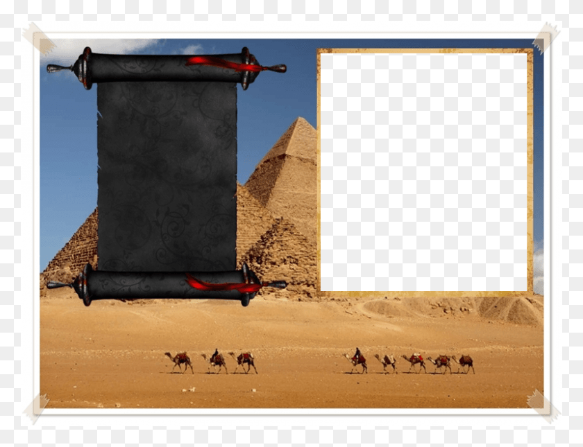 800x600 Marcos Para Photoscape Photoshop Y Gimp Giza Necropolis, Architecture, Building, Pyramid HD PNG Download