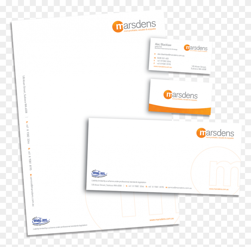 890x877 Mardens Corporate Stationery Corporate Stationery Set, Text, Paper, Envelope HD PNG Download