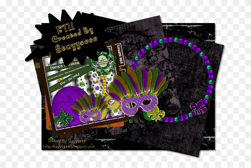 675x501 Mardi Gras Border For Kids Graphic Design, Crowd, Parade, Carnival HD PNG Download