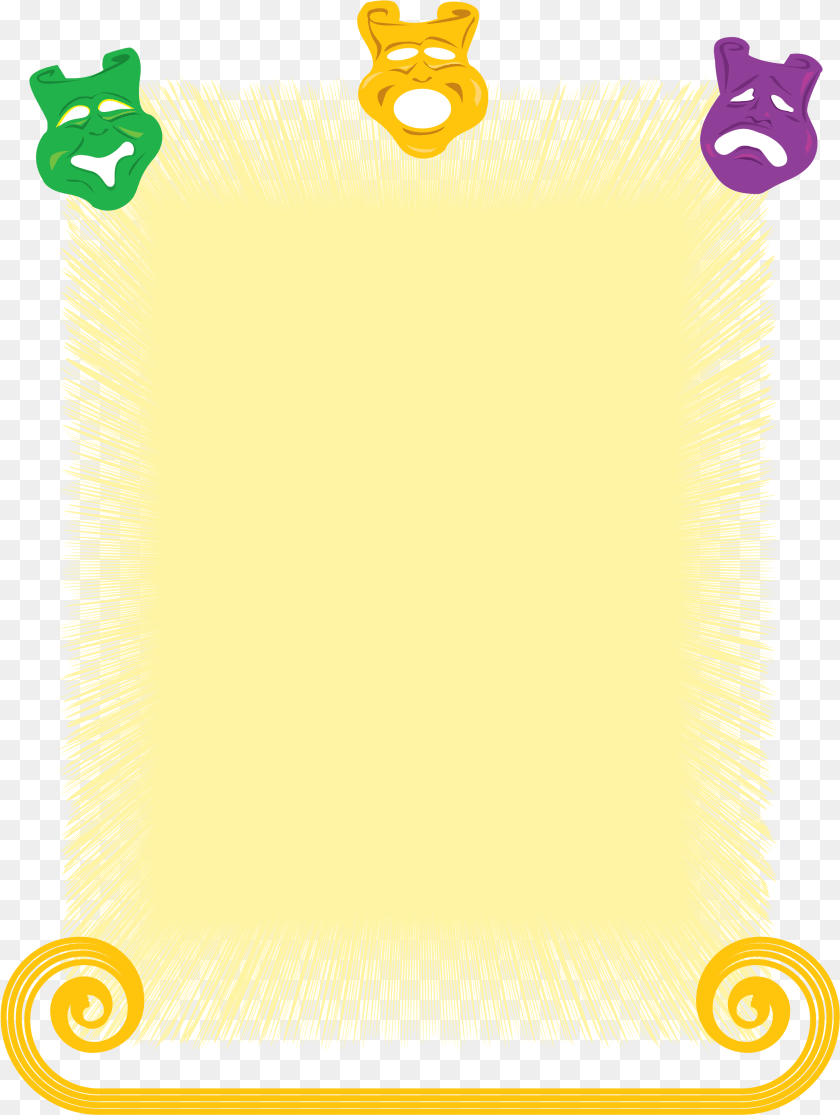 Mardi Gras Frames Mardi Gras Stationery Clipart PNG
