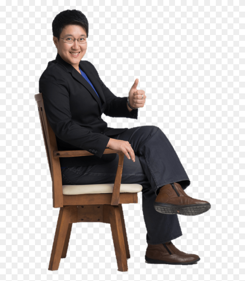 608x903 Maresa Ng Sitting, Chair, Furniture, Person HD PNG Download