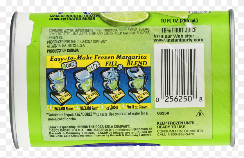 1801x1121 Descargar Png Margarita In A Bag Photo Bacardi Frozen Margarita Mix, Publicidad, Cartel, Texto Hd Png
