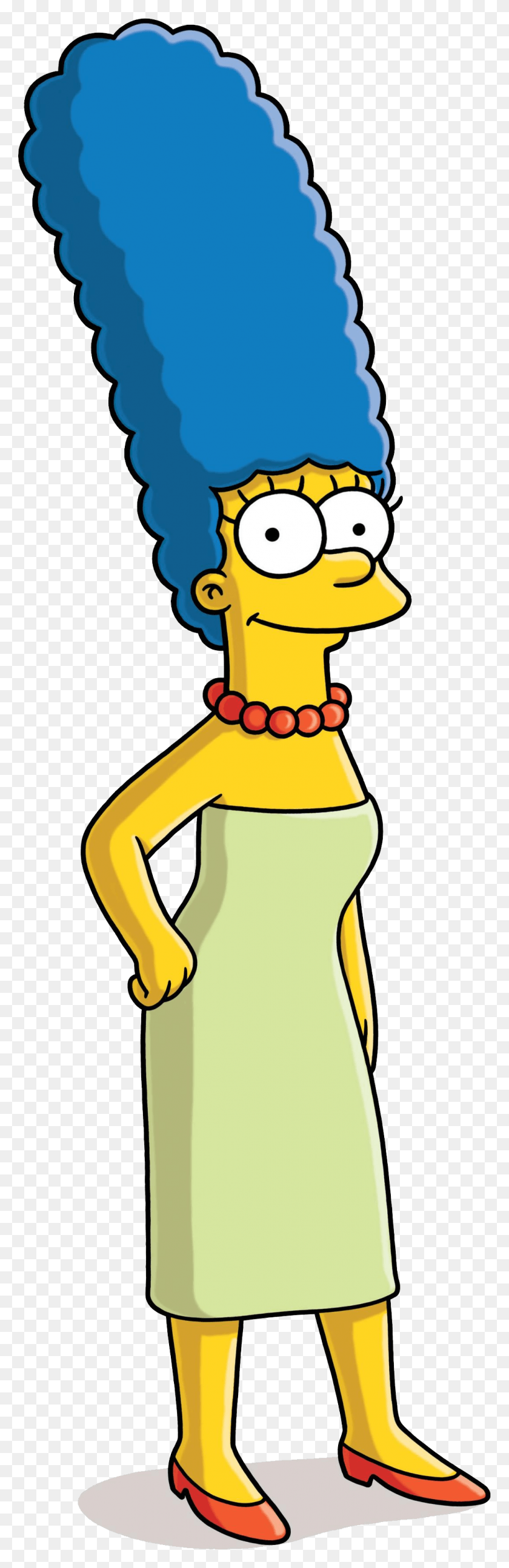 1068x3465 Marge Simpson, Face, Clothing, Apparel HD PNG Download